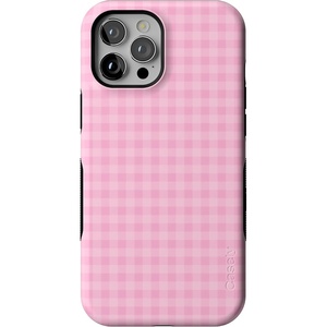 image:imageCasely iPhone 12 Pro Max Case  Monets Bridge  The Met Museum  Bold Protective Design  MagSafe Compatible DesignSweet Jam  Light Pink Gingham
