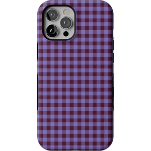 image:imageCasely iPhone 12 Pro Max Case  Monets Bridge  The Met Museum  Bold Protective Design  MagSafe Compatible DesignSweet Jam  Purple Gingham