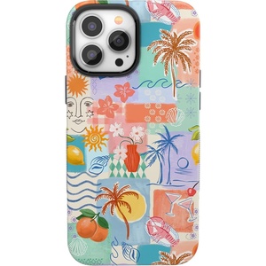image:imageCasely iPhone 13 Pro Max Case  Miracle Ticket  Grateful Dead Vintage  Bold Protective DesignTropical Heat  Beachy Collage