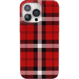 image:imageCasely iPhone 14 Pro Max Case  Art of Chaos  Grateful Dead Skull  Compatible with MagSafe  Classic Ultra Slim DesignAs if  Red Plaid