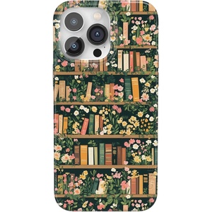 image:imageCasely iPhone 14 Pro Max Case  Art of Chaos  Grateful Dead Skull  Compatible with MagSafe  Classic Ultra Slim DesignBook Nook  Floral Library