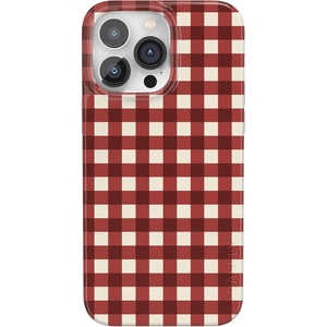 image:imageCasely iPhone 14 Pro Max Case  Art of Chaos  Grateful Dead Skull  Compatible with MagSafe  Classic Ultra Slim DesignChecked Twice  Red Plaid