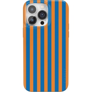 image:imageCasely iPhone 14 Pro Max Case  Art of Chaos  Grateful Dead Skull  Compatible with MagSafe  Classic Ultra Slim DesignGo New York  Blue  Orange Stripes