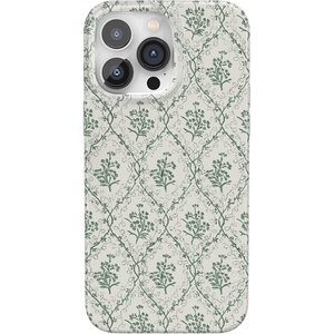 image:imageCasely iPhone 14 Pro Max Case  Art of Chaos  Grateful Dead Skull  Compatible with MagSafe  Classic Ultra Slim DesignSage Tapestry  Floral Vines