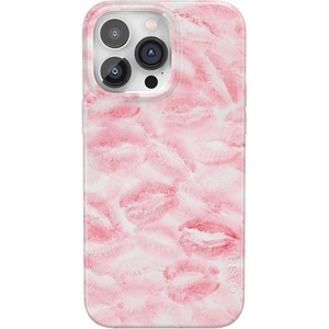 image:imageCasely iPhone 14 Pro Max Case  Art of Chaos  Grateful Dead Skull  Compatible with MagSafe  Classic Ultra Slim DesignSealed with a Kiss  Pink Lipstick