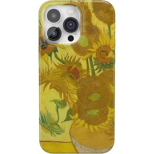 image:imageCasely iPhone 14 Pro Max Case  Art of Chaos  Grateful Dead Skull  Compatible with MagSafe  Classic Ultra Slim DesignVan Gogh Museum  Sunflowers Floral