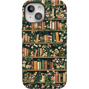 image:imageCasely iPhone 15 Case  Monets Bridge  The Met Museum  Bold Protective Design  Compatible with MagSafeBook Nook  Floral Library