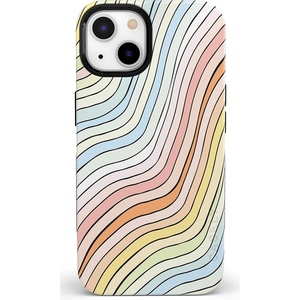 image:imageCasely iPhone 15 Case  Monets Bridge  The Met Museum  Bold Protective Design  Compatible with MagSafeRide The Wave  Pastel Rainbow Lined