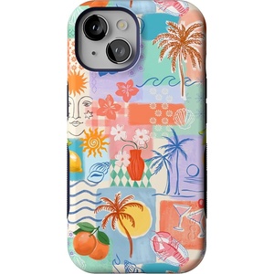 image:imageCasely iPhone 15 Case  Monets Bridge  The Met Museum  Bold Protective Design  Compatible with MagSafeTropical Heat  Beachy Collage