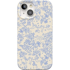 image:imageCasely iPhone 15 Plus Case  Monets View  The Met Museum  Compatible with MagSafe  Classic Ultra Slim DesignCupids Canvas  Periwinkle Floral