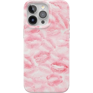image:imageCasely iPhone 15 Pro Case  Monets Bridge  The Met Museum  Compatible with MagSafe  Classic Ultra Slim DesignSealed with a Kiss  Pink Lipstick