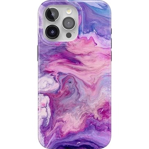 image:imageCasely iPhone 15 Pro Case  Monets Bridge  The Met Museum  Compatible with MagSafe  Classic Ultra Slim DesignTie Dying Over You  Purple Marble