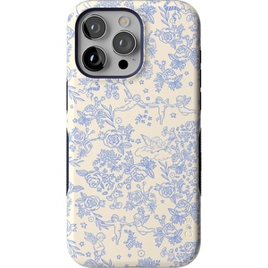 image:imageCasely iPhone 15 Pro Max Case  All You Need is Love  Beatles  Bold Protective Design  Compatible with MagSafeCupids Canvas  Periwinkle Floral