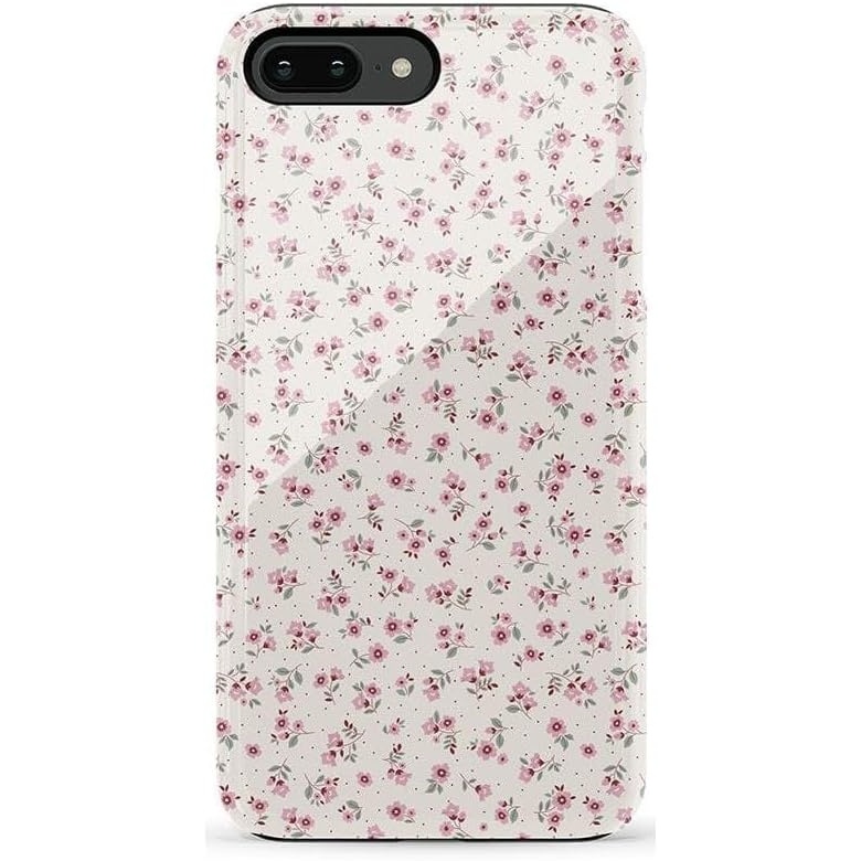 image:imageCasely iPhone 678 Plus Case  Out and About  Light Pink Floral  Bold Protective DesignCottage Charm  Cottagecore