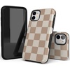 image:imageCasely iPhone 11 Case  Vida y Muerte  Frida Kahlo Dotted Skull  Bold Protective DesignFit Check  Neutral Checkerboard