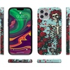 image:imageCasely iPhone 11 Pro Case  Scribble Me that  Crayola Rainbow Pencil  Classic Ultra Slim DesignGrateful Dead  Forever Grateful  Skeleton Floral