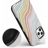 image:imageCasely iPhone 11 Pro Max Case  Outside the Lines  Crayola Marker  Bold Protective DesignRide The Wave  Pastel Rainbow Lined