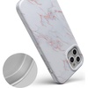 image:imageCasely iPhone 11 Pro Max Case  Scribble Me that  Crayola Rainbow Pencil  Classic Ultra Slim DesignBeautiful White and Pink Marble
