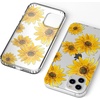 image:imageCasely iPhone 11 Pro Max Case  Scribble Me that  Crayola Rainbow Pencil  Classic Ultra Slim DesignBright Yellow Sunflowers Floral