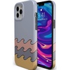 image:imageCasely iPhone 11 Pro Max Case  Scribble Me that  Crayola Rainbow Pencil  Classic Ultra Slim DesignHigh Tide Layered Ocean Waves
