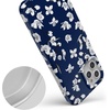 image:imageCasely iPhone 11 Pro Max Case  Scribble Me that  Crayola Rainbow Pencil  Classic Ultra Slim DesignNavy Cherry Blossom Floral