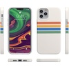 image:imageCasely iPhone 11 Pro Max Case  Scribble Me that  Crayola Rainbow Pencil  Classic Ultra Slim DesignTotally Groovy  Rainbow Stripes Color Block