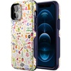 image:imageCasely iPhone 12 Mini Case  Sneaky Monkeys  Frida Kahlo Jungle Floral  Bold Protective Design  Compatible with MagSafeAll the Fun Things  Fun on Weekdays