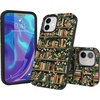 image:imageCasely iPhone 12 Mini Case  Sneaky Monkeys  Frida Kahlo Jungle Floral  Bold Protective Design  Compatible with MagSafeBook Nook  Floral Library