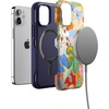 image:imageCasely iPhone 12 Mini Case  Sneaky Monkeys  Frida Kahlo Jungle Floral  Bold Protective Design  Compatible with MagSafeBotanical Blooms  Floral Patchwork