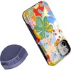 image:imageCasely iPhone 12 Mini Case  Sneaky Monkeys  Frida Kahlo Jungle Floral  Bold Protective Design  Compatible with MagSafeBotanical Blooms  Floral Patchwork