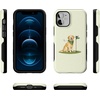 image:imageCasely iPhone 12 Mini Case  Sneaky Monkeys  Frida Kahlo Jungle Floral  Bold Protective Design  Compatible with MagSafeClubhouse  Golden on the Green