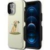 image:imageCasely iPhone 12 Mini Case  Sneaky Monkeys  Frida Kahlo Jungle Floral  Bold Protective Design  Compatible with MagSafeClubhouse  Golden on the Green