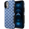 image:imageCasely iPhone 12 Mini Case  Sneaky Monkeys  Frida Kahlo Jungle Floral  Bold Protective Design  Compatible with MagSafeCoastal Blues  Denim Stars