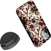 image:imageCasely iPhone 12 Mini Case  Sneaky Monkeys  Frida Kahlo Jungle Floral  Bold Protective Design  Compatible with MagSafeCowgirl Envy  Cow Print