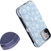 image:imageCasely iPhone 12 Mini Case  Sneaky Monkeys  Frida Kahlo Jungle Floral  Bold Protective Design  Compatible with MagSafeDaisy Daydream  Baby Blue Floral