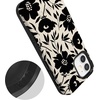 image:imageCasely iPhone 12 Mini Case  Sneaky Monkeys  Frida Kahlo Jungle Floral  Bold Protective Design  Compatible with MagSafeDark Fantasy  Contrast Floral