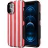 image:imageCasely iPhone 12 Mini Case  Sneaky Monkeys  Frida Kahlo Jungle Floral  Bold Protective Design  Compatible with MagSafeEast Coast Summer  Red Stripes