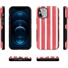 image:imageCasely iPhone 12 Mini Case  Sneaky Monkeys  Frida Kahlo Jungle Floral  Bold Protective Design  Compatible with MagSafeEast Coast Summer  Red Stripes