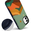 image:imageCasely iPhone 12 Mini Case  Sneaky Monkeys  Frida Kahlo Jungle Floral  Bold Protective Design  Compatible with MagSafeEndless Peaks  Colorblock Mountain