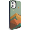 image:imageCasely iPhone 12 Mini Case  Sneaky Monkeys  Frida Kahlo Jungle Floral  Bold Protective Design  Compatible with MagSafeEndless Peaks  Colorblock Mountain