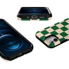 image:imageCasely iPhone 12 Mini Case  Sneaky Monkeys  Frida Kahlo Jungle Floral  Bold Protective Design  Compatible with MagSafeFit Check  Green Checkerboard