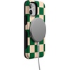 image:imageCasely iPhone 12 Mini Case  Sneaky Monkeys  Frida Kahlo Jungle Floral  Bold Protective Design  Compatible with MagSafeFit Check  Green Checkerboard