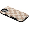 image:imageCasely iPhone 12 Mini Case  Sneaky Monkeys  Frida Kahlo Jungle Floral  Bold Protective Design  Compatible with MagSafeFit Check  Neutral Checkerboard Checkered