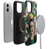 image:imageCasely iPhone 12 Mini Case  Sneaky Monkeys  Frida Kahlo Jungle Floral  Bold Protective Design  Compatible with MagSafeFrida Kahlo  Find Your Muse  Portrait Floral
