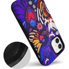 image:imageCasely iPhone 12 Mini Case  Sneaky Monkeys  Frida Kahlo Jungle Floral  Bold Protective Design  Compatible with MagSafeFrida Kahlo  Viva La Vida  Floral Collage