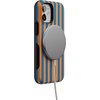 image:imageCasely iPhone 12 Mini Case  Sneaky Monkeys  Frida Kahlo Jungle Floral  Bold Protective Design  Compatible with MagSafeGo New York  Blue  Orange Stripes