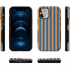 image:imageCasely iPhone 12 Mini Case  Sneaky Monkeys  Frida Kahlo Jungle Floral  Bold Protective Design  Compatible with MagSafeGo New York  Blue  Orange Stripes