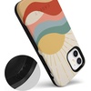 image:imageCasely iPhone 12 Mini Case  Sneaky Monkeys  Frida Kahlo Jungle Floral  Bold Protective Design  Compatible with MagSafeHere Comes the Sun  Colorblock Sunset