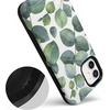 image:imageCasely iPhone 12 Mini Case  Sneaky Monkeys  Frida Kahlo Jungle Floral  Bold Protective Design  Compatible with MagSafeLeaf Me Alone  Green Floral