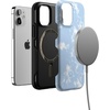 image:imageCasely iPhone 12 Mini Case  Sneaky Monkeys  Frida Kahlo Jungle Floral  Bold Protective Design  Compatible with MagSafeLight Blue Skies  Marble Clouds